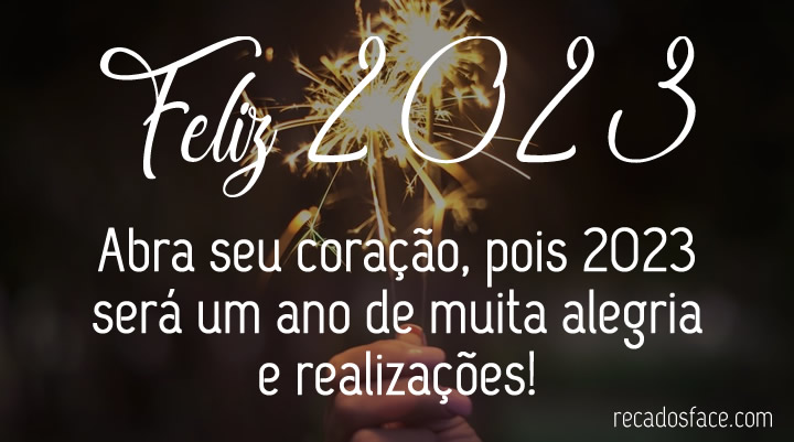 Tenha um Feliz 2023!