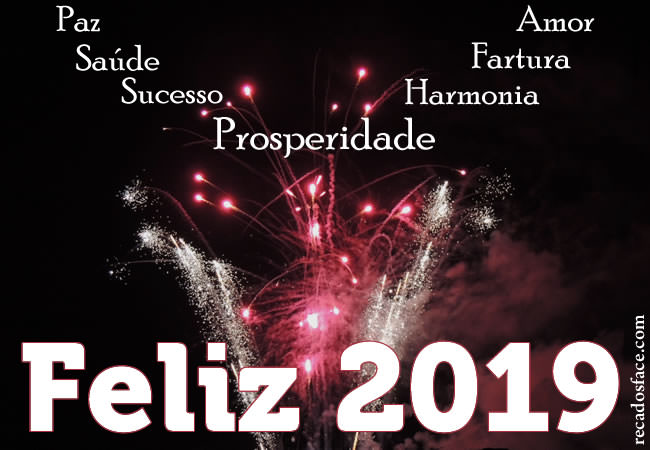 Mensagem de Feliz 2019!