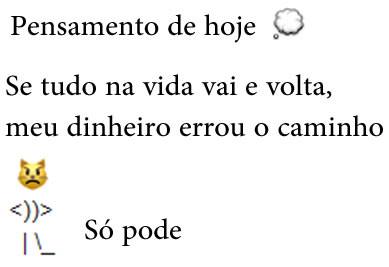 Meu dinheiro errou o caminho