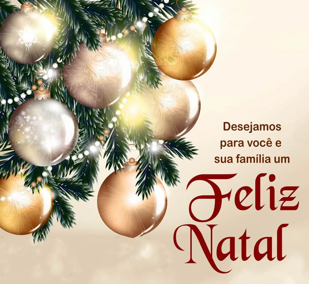 Feliz Natal para família