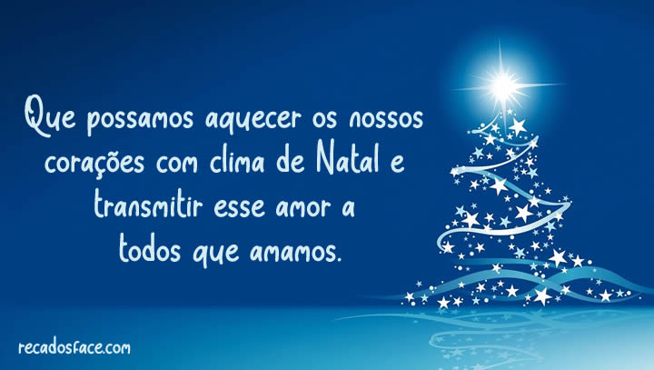 Feliz Natal! Mensagem para uma pessoa ou grupo. WhatsApp/Facebook